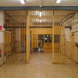 a photo from inside a prison