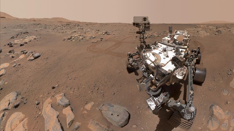 A selife of Perserverance on Mars