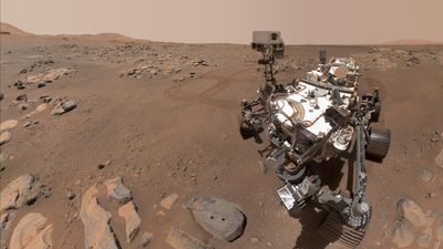 A selife of Perserverance on Mars