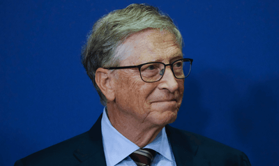 Bill Gates, co-founder of Microsoft and one of the big brains behind the personal computer revolution, pictured here in October 2023.